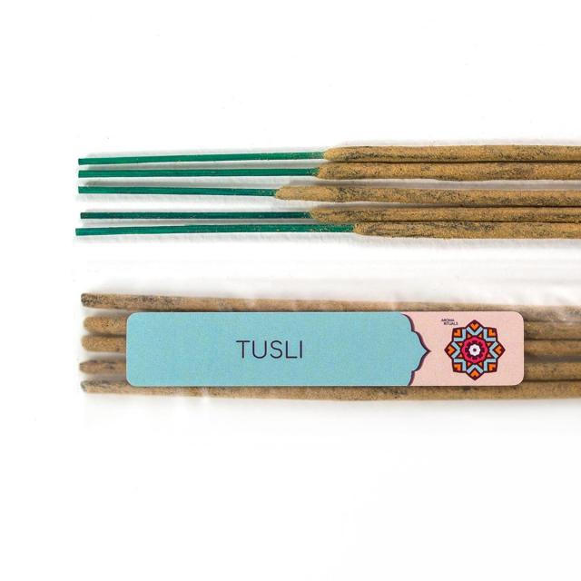 Раджастанские натуральные аромапалочки Tulsi. Магазин восточных ароматов для медитации и очищения пространства Aroma Rituals Киев Украина
