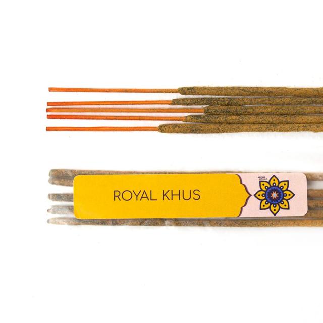 Индийские натуральные аромапалочки Royal khus. Магазин восточных ароматов для медитации и очищения пространства Aroma Rituals Киев Украина